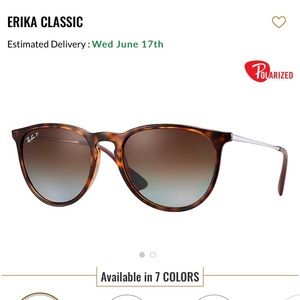 Erika polarized raybans